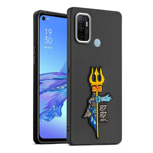 Divine Embroidered Back Case for Oppo A53 4G