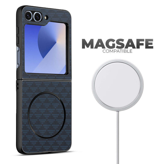 Flexible TPU Back Cover for Samsung Z Flip 6 with MagSafe Support & Unique Printed Designs