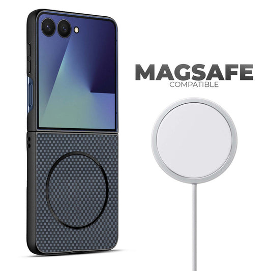 Flexible TPU Back Cover for Samsung Z Flip 7 with MagSafe Support & Unique Printed Designs