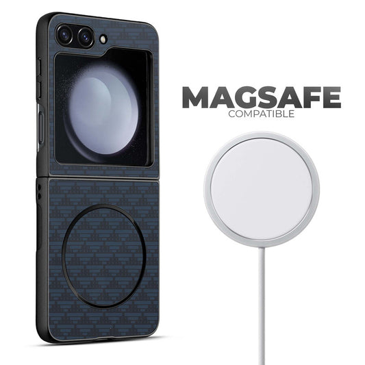 Flexible TPU Back Cover for Samsung Z Flip 5 with MagSafe Support & Unique Printed Designs