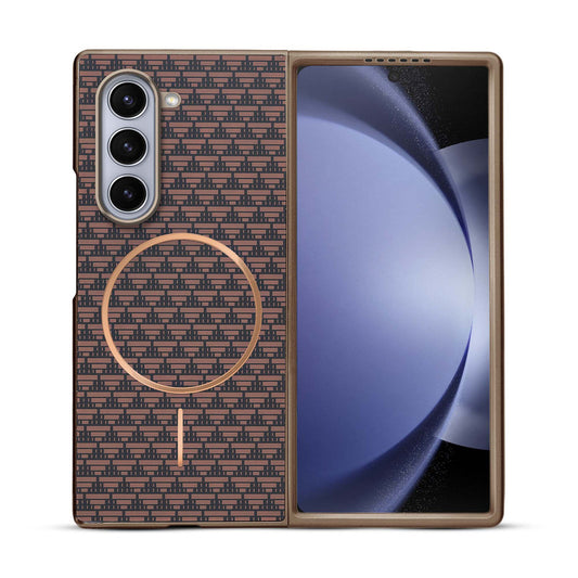 Flexible TPU Back Cover for Samsung Z Fold 5 with MagSafe Support & Unique Printed Designs
