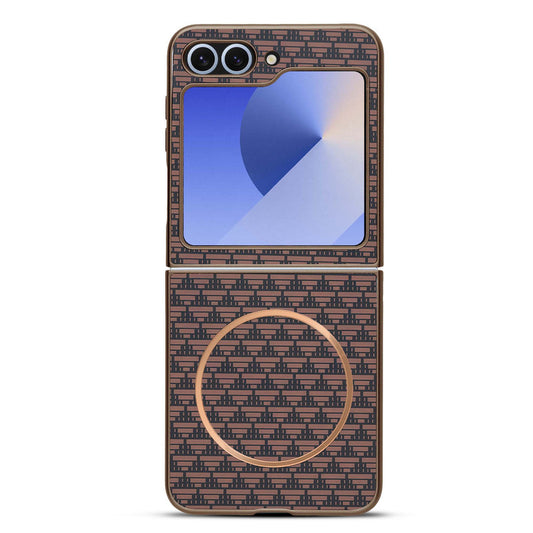 Flexible TPU Back Cover for Samsung Z Flip 6 with MagSafe Support & Unique Printed Designs