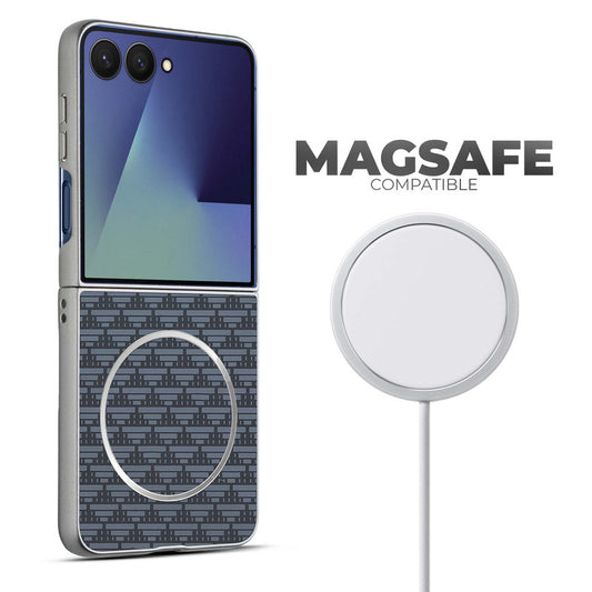 Flexible TPU Back Cover for Samsung Z Flip 7 with MagSafe Support & Unique Printed Designs