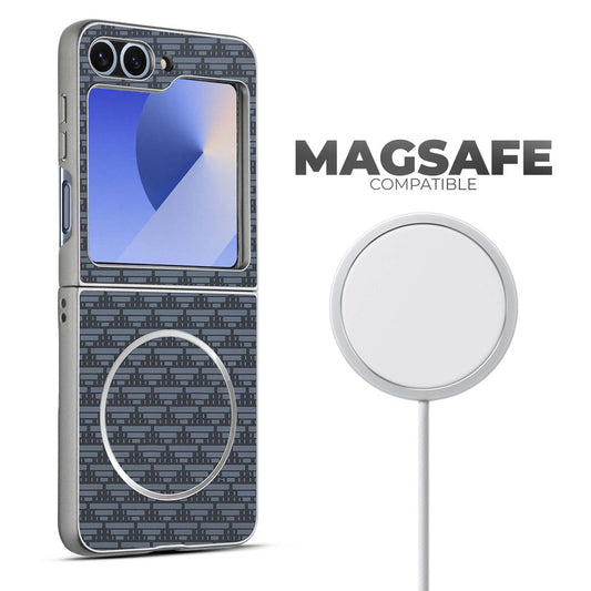 Flexible TPU Back Cover for Samsung Z Flip 6 with MagSafe Support & Unique Printed Designs