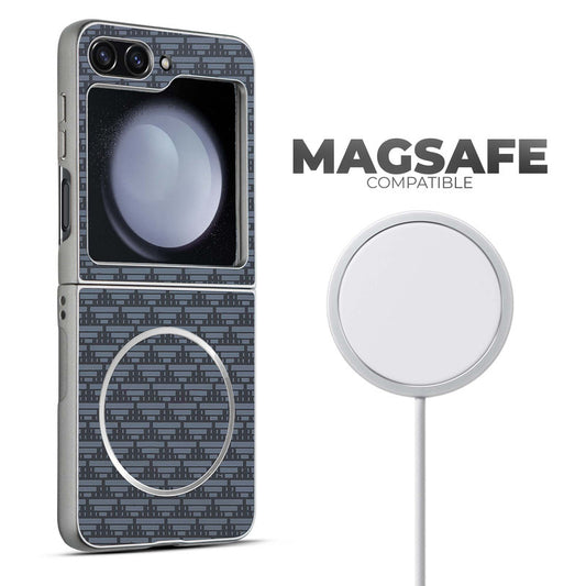 Flexible TPU Back Cover for Samsung Z Flip 5 with MagSafe Support & Unique Printed Designs