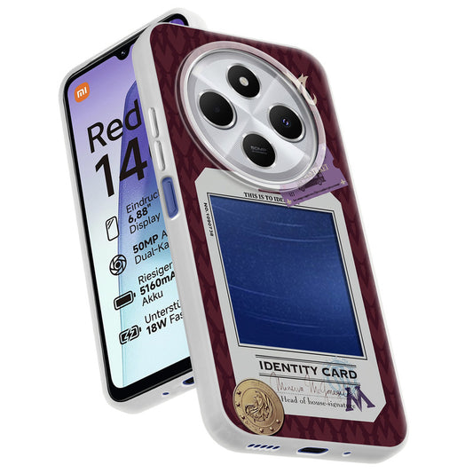 Designer Cover Case with Customizable Transparent Slot for Personalised Photos For Redmi 14C 5G