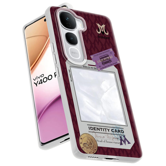 Designer Cover Case with Customizable Transparent Slot for Personalised Photos For Vivo Y400 Pro 5G