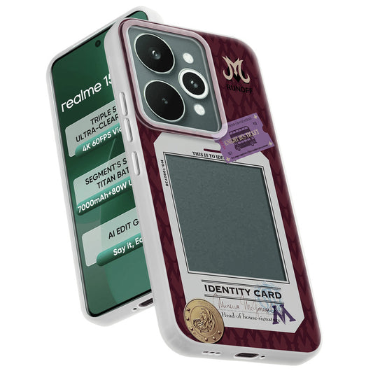 Designer Cover Case with Customizable Transparent Slot for Personalised Photos For Realme 15 Pro 5G