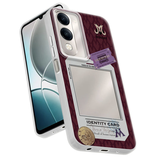 Designer Cover Case with Customizable Transparent Slot for Personalised Photos For Vivo Y19e