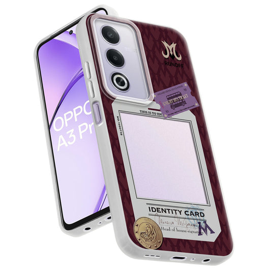 Designer Cover Case with Customizable Transparent Slot for Personalised Photos For Oppo A3 Pro 5G