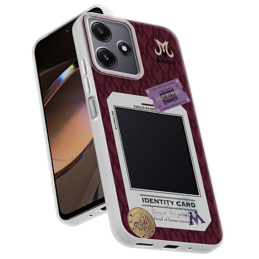 Designer Cover Case with Customizable Transparent Slot for Personalised Photos For Redmi 12 4G