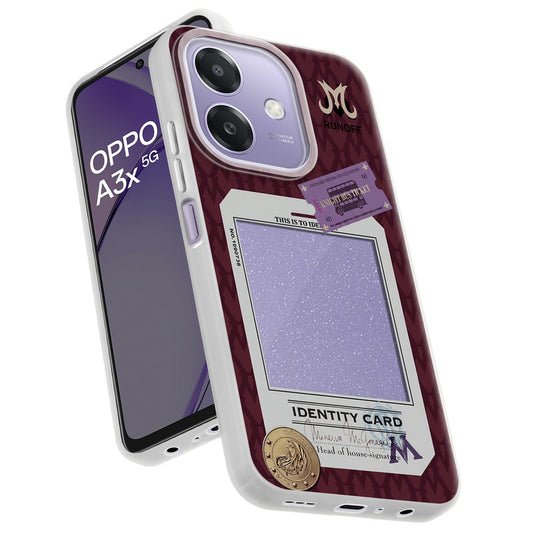 Designer Cover Case with Customizable Transparent Slot for Personalised Photos For Oppo A3x 5G