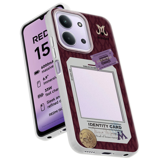 Designer Cover Case with Customizable Transparent Slot for Personalised Photos For Redmi 15C 5G