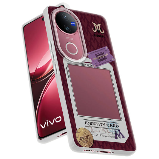 Designer Cover Case with Customizable Transparent Slot for Personalised Photos For Vivo V50 5G