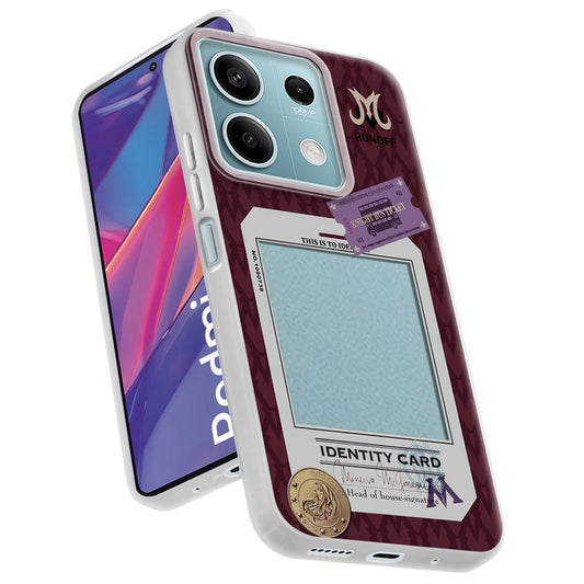 Designer Cover Case with Customizable Transparent Slot for Personalised Photos For Redmi Note 13 5G