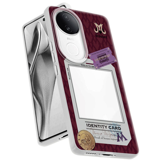 Designer Cover Case with Customizable Transparent Slot for Personalised Photos For Vivo V50e 5G