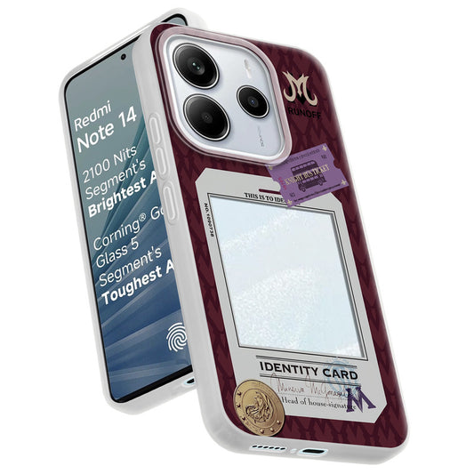 Designer Cover Case with Customizable Transparent Slot for Personalised Photos For Redmi Note 14 SE 5G