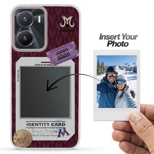 Designer Cover Case with Customizable Transparent Slot for Personalised Photos For Vivo T2x 5G