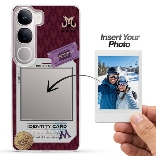 Designer Cover Case with Customizable Transparent Slot for Personalised Photos For Vivo Y300 5G