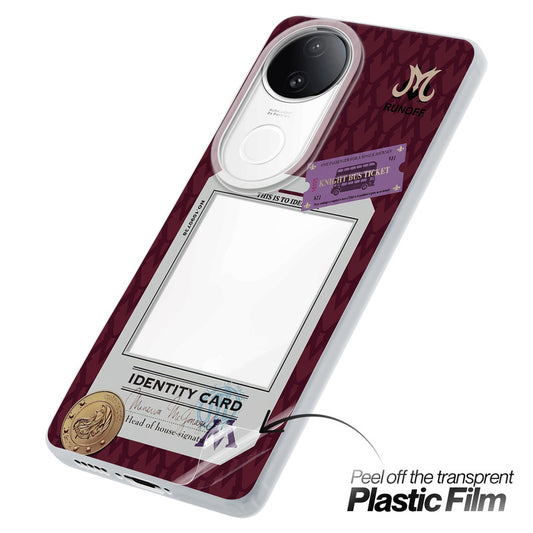 Designer Cover Case with Customizable Transparent Slot for Personalised Photos For Vivo T4R 5G