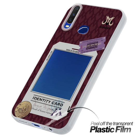 Designer Cover Case with Customizable Transparent Slot for Personalised Photos For Vivo Y12