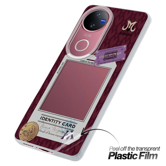 Designer Cover Case with Customizable Transparent Slot for Personalised Photos For Vivo V50 5G