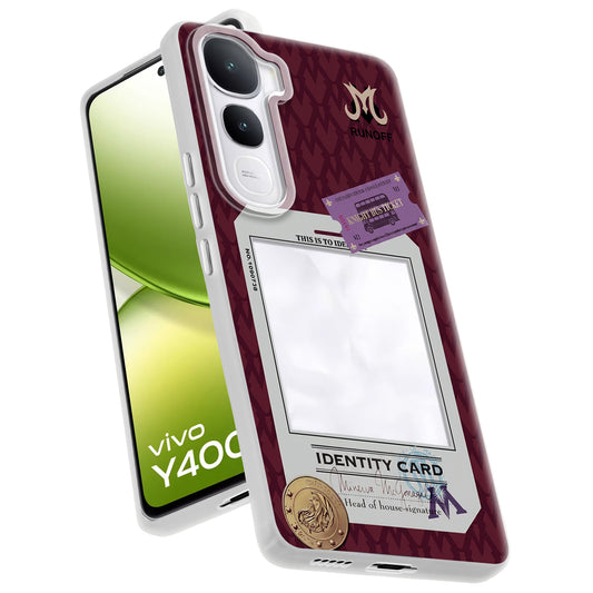 Designer Cover Case with Customizable Transparent Slot for Personalised Photos For Vivo Y400 5G