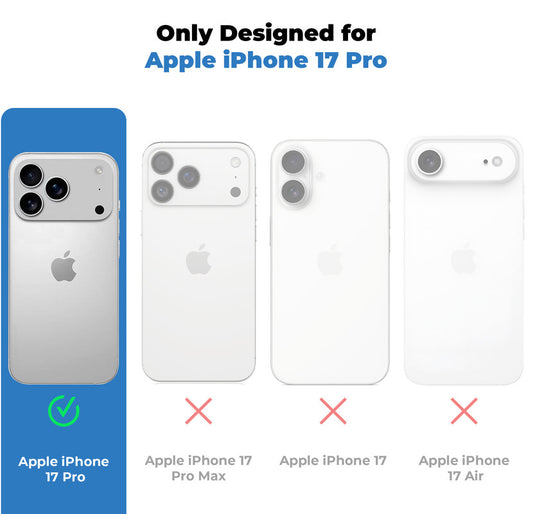 Crystal Clear Hard Back Anti-Yellowing Phone Case For Apple iphone 17 Pro