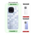 Clear hard back case compatibility guide showing fit for iQOO 15R 5G and not compatible with other models