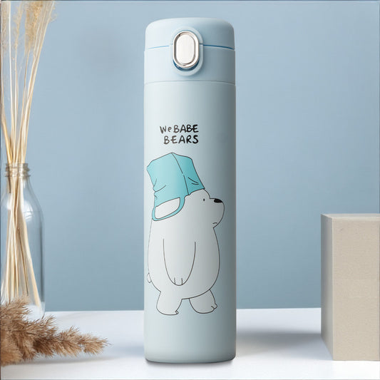 Cute Character Print Bottle