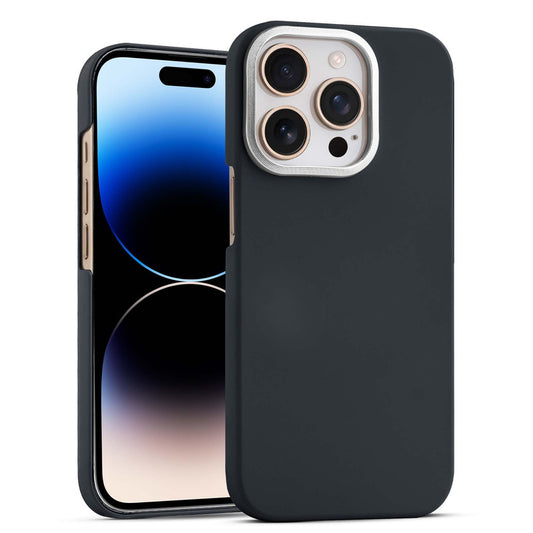 Stone Like Matte Finish Back Case for Apple iPhone 14 Pro , Detachable Camera Ring