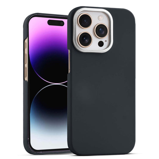 Stone Like Matte Finish Back Case for Apple iPhone 14 Pro Max , Detachable Camera Ring