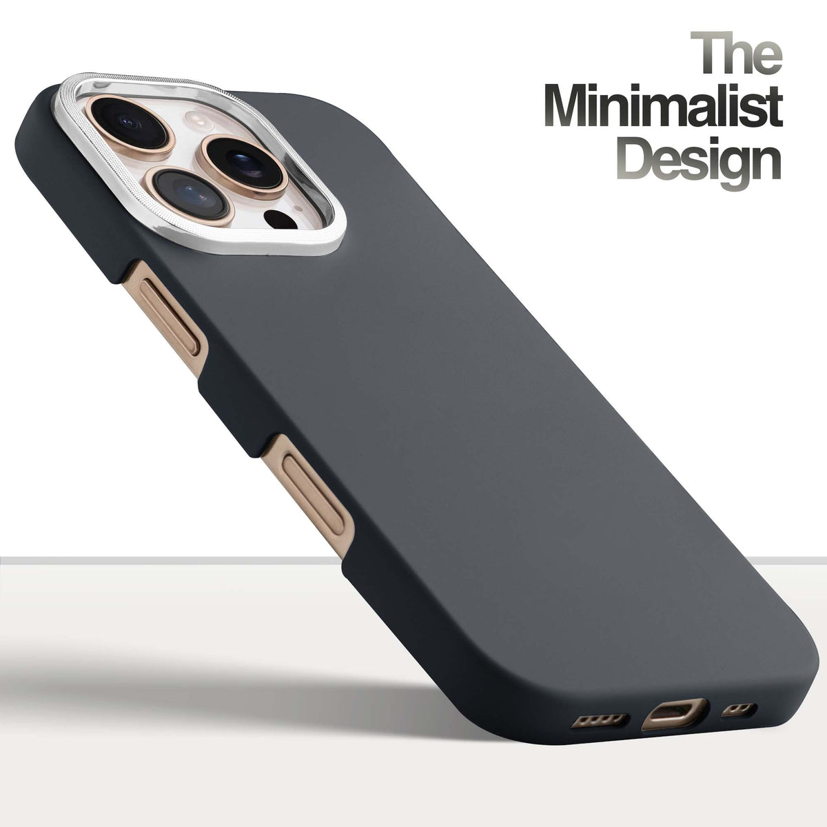 Detachable Ring Matte Case for Apple iPhone 16 Pro
