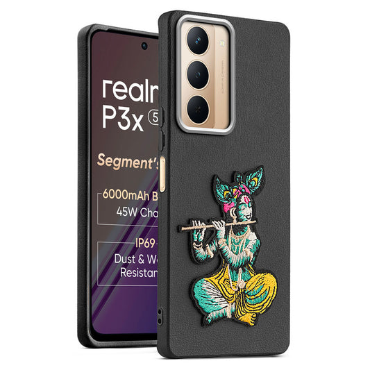Divine Embroidered Back Case for Realme P3x 5G