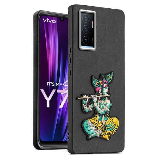 Divine Embroidered Back Case for Vivo Y75 4G