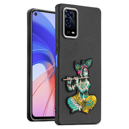 Divine Embroidered Back Case for Oppo A55 4G