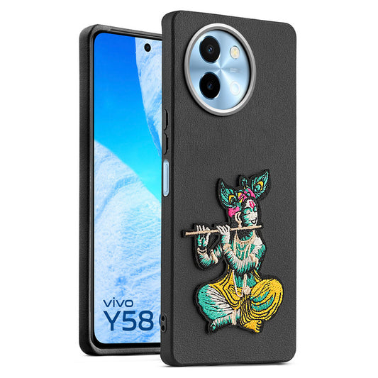 Divine Embroidered Back Case for Vivo Y58 5G