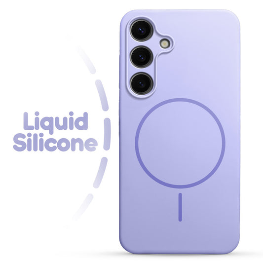 Cloud Feel Silicone Case for Samsung S24 FE 5G – Supports Wireless Charging