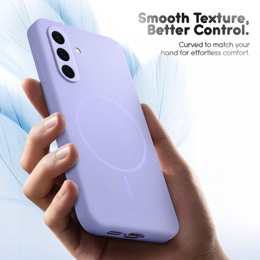 Cloud Feel Silicone Case for Samsung A56 5G – Supports Wireless Charging