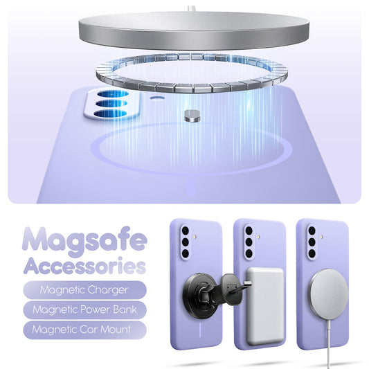 Cloud Feel Silicone Case for Samsung A56 5G – Supports Wireless Charging