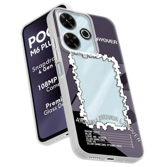 Designer Cover Case with Customizable Transparent Slot for Personalised Photos For Poco M6 Plus 5G
