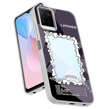 Designer Cover Case with Customizable Transparent Slot for Personalised Photos For Vivo Y21 2021