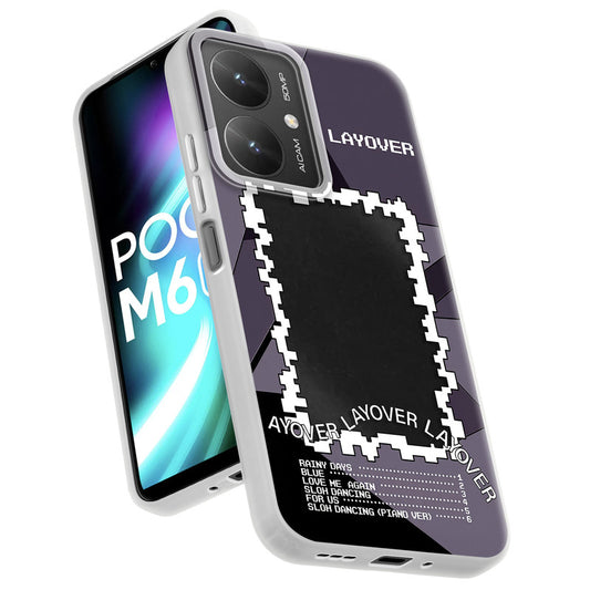 Designer Cover Case with Customizable Transparent Slot for Personalised Photos For Poco M6 5G