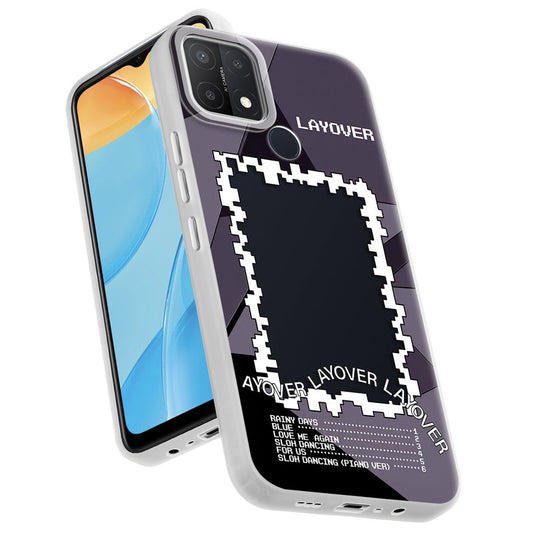 Designer Cover Case with Customizable Transparent Slot for Personalised Photos For Oppo A15