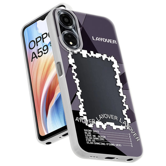 Designer Cover Case with Customizable Transparent Slot for Personalised Photos For Oppo A59 5G
