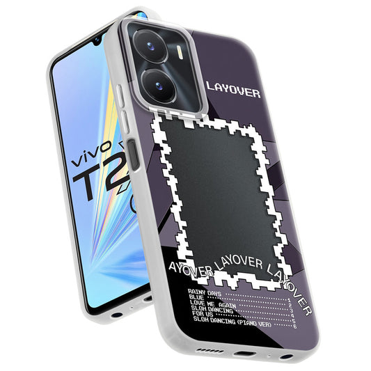 Designer Cover Case with Customizable Transparent Slot for Personalised Photos For Vivo T2x 5G