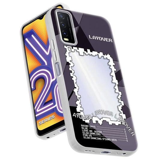 Designer Cover Case with Customizable Transparent Slot for Personalised Photos For Vivo Y20