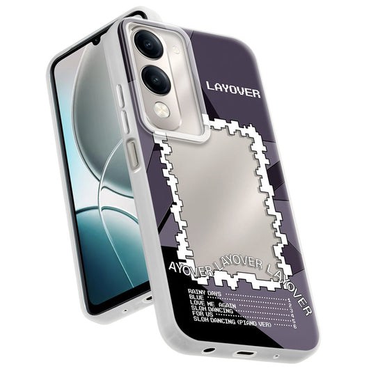 Designer Cover Case with Customizable Transparent Slot for Personalised Photos For Vivo Y19e
