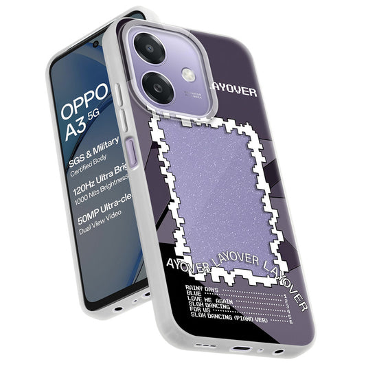 Designer Cover Case with Customizable Transparent Slot for Personalised Photos For Oppo A3 5G
