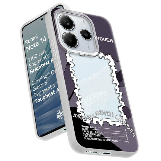 Designer Cover Case with Customizable Transparent Slot for Personalised Photos For Redmi Note 14 SE 5G